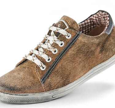 MADDOX Damen Leder Sneaker "Valentina" Trachten Schuhe | Wood Nappato