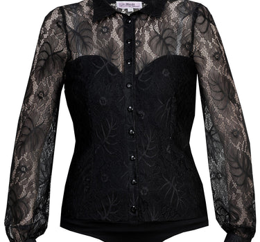 MarJo Damen Blusen Body "Harper-Malinda" Langarm 301700 | Schwarz