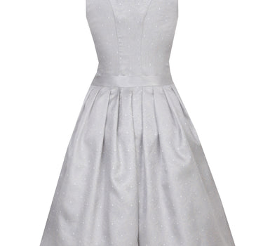 MarJo Dirndl "Wendi" mit Spitzenschürze 693550 | Silber 50cm