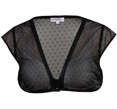 MarJo Spitzen Dirndlbluse "Halina-Dorina" Flügelarm 300100 | Schwarz