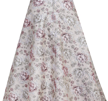 MarJo Damen Trachtenrock "Bianca" Blumenmuster 900070 | Champagner Mauve 70cm