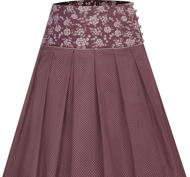 MarJo Damen Trachtenrock "Francesca" 58cm 697658 | Wine Rot