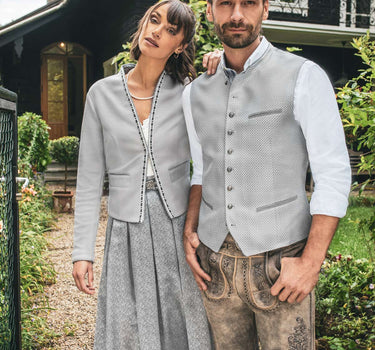 MarJo Damen Trachtenrock "Gisele" 65cm 900165 | Champagner