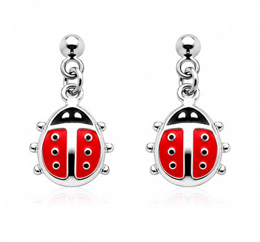 LUISIA Ohrhänger Marienkäfer - 925 Sterling Silber