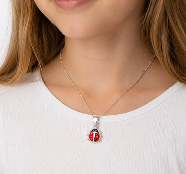 LUISIA Kettenanhänger Marienkäfer - 925 Sterling Silber