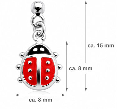 LUISIA Ohrhänger Marienkäfer - 925 Sterling Silber