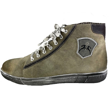 MADDOX Trachten Leder Schuhe Hohe Sneaker "Marinus" | Stein
