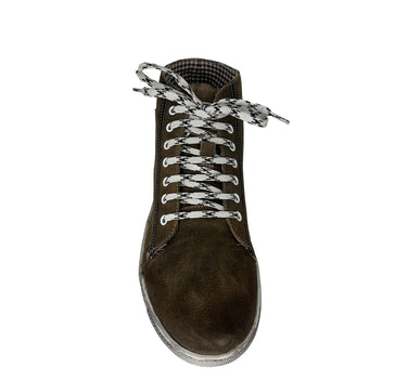 MADDOX Trachten Leder Schuhe Hohe Sneaker "Marinus" | Wood
