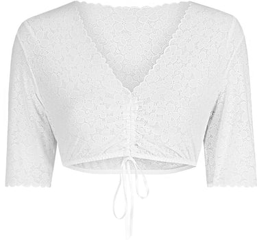 Nina von C. Dirndlbluse Traditionell "Amanella" 18463958 | Weiß