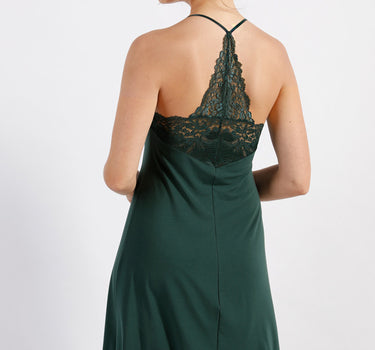 Nina von C. Negligè Hemdrock mit Spitze 16421904 | Tannengrün