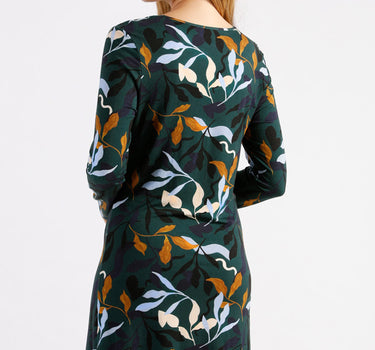 Nina von C. Langarm Nachthemd florales Design 16770905 | Tannengrün