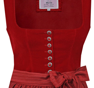 MarJo Trachten Dirndl "Nussdorf" 921070 | 70 cm - Kirsche
