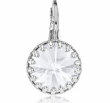 LUISIA® Kronen Ohrringe "Vivana" mit Kristallen von Swarovski® | Kristall