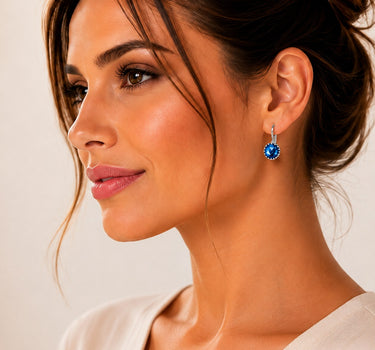 LUISIA® Kronen Ohrringe "Vivana" mit Kristallen von Swarovski® | Montana