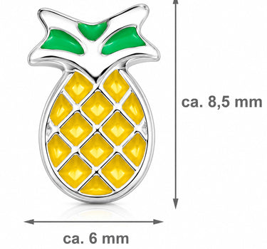 LUISIA® Kinder Ohrstecker "Ananas" - Ohrringe | 925 Silber