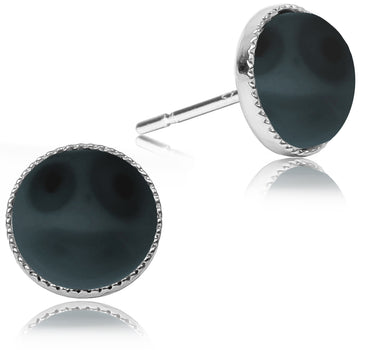 LUISIA® 6 mm Ohrstecker "Joy" mit Kristallen von Swarovski® | Perle Hematite