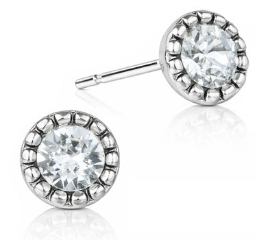 LUISIA® Ohrstecker "Judika" mit Premium Kristall | Silber