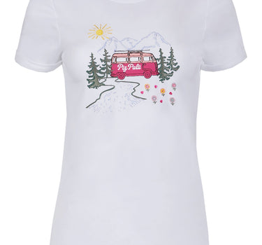 Piz Palü Damen Shirt "Allersberg" mit Trachten Motiv | Edelweiß