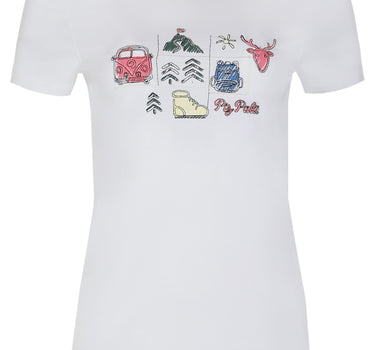 Piz Palü Damen Shirt "Altenbuch" mit Trachten Motiv | Edelweiß