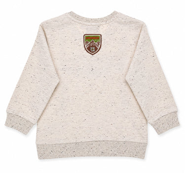 BONDI Jungen Sweatshirt "Gipfelkraxler" 91835 | Beige Melange