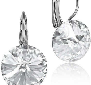 LUISIA® Ohrringe Rivoli mit Premium Kristallen - 14 mm | Kristall