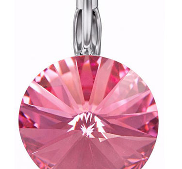 LUISIA® Ohrringe Rivoli mit Premium Kristallen - 14 mm | Rosa