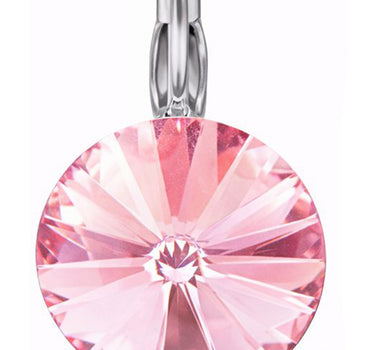 LUISIA® Ohrringe Rivoli mit Premium Kristallen - 14 mm | Light Rosé