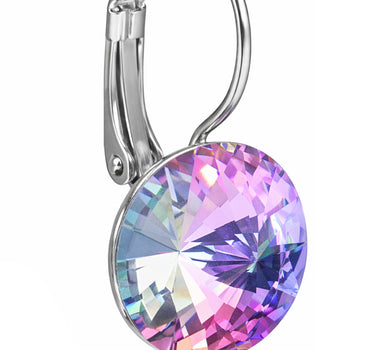 LUISIA® Ohrringe Rivoli mit Premium Kristallen - 14 mm | Vitrail Light