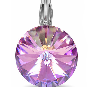 LUISIA® Ohrringe Rivoli mit Premium Kristallen - 14 mm | Vitrail Light