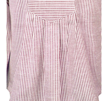 MADDOX Kinder Trachtenhemd "Schlupfhemd" Gestreift | Rot Weiß