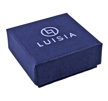 LUISIA Solitär Ohrstecker "Joy" mit Kristallen von Swarovski | Matt Linen Creme