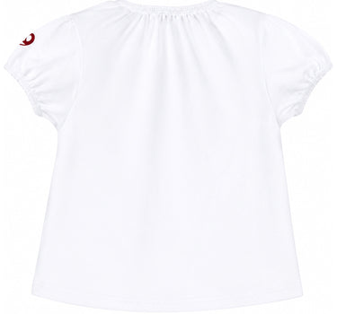 BONDI Baby Mädchen Halbarm Unterziehshirt 86847 | Weiß