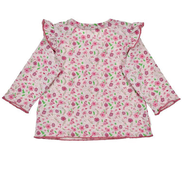 BONDI Mädchen Langarmshirt "Blumenallover" 94021 | Rosa