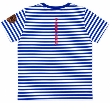 BONDI Jungen T-Shirt "Waldi" 91719 | Blau Weiß Gestreift