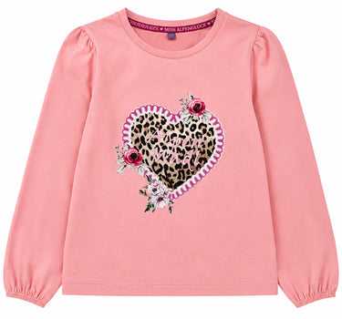 BONDI Mädchen Langarmshirt "Alpenmadl" 26100 | Rose