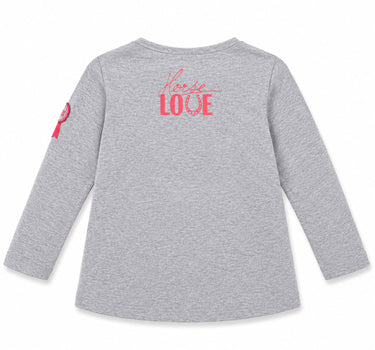 BONDI Langarmshirt "Pferdekopf" 36185 | Grau