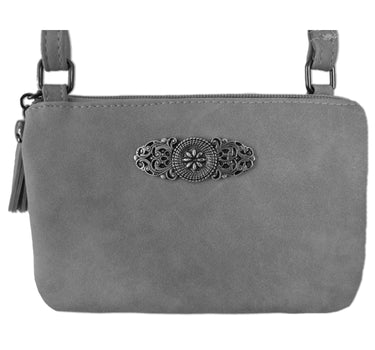 Trachten Handtasche "Sofia" - Dirndl Umhängetasche | Dunkelgrau