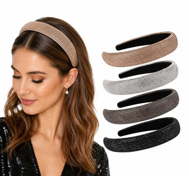 Strass Haarreif für Damen | Haarschmuck für Hochzeit, Party & Alltag