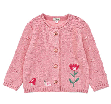 BONDI Baby Mädchen Strickjacke "Be nature" 86960 | Candy