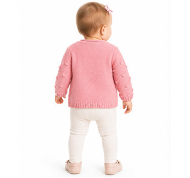 BONDI Baby Mädchen Strickjacke "Be nature" 86960 | Candy
