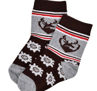 BONDI Baby Kniestrümpfe "Hirsch" 91730 | Grau - Socken