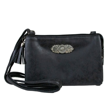 Trachten Handtasche "Sofia" - Dirndl Umhängetasche | Schwarz