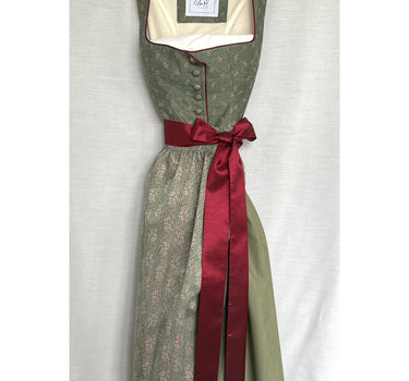Trachten Deiser Damen Dirndl "Beatrice" Traditionell | Grün - 70cm