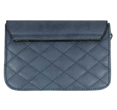 Gesteppte Trachten Handtasche "Anni" mit Hirsch Applikation | Dunkelblau