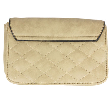 Gesteppte Trachten Handtasche "Anni" mit Hirsch Applikation | Sand