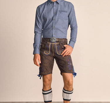 Krüger BUAM Trachtenhemd "Marius" 911367 | Blau