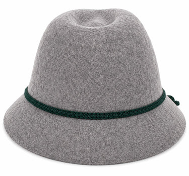 Isar-Trachten Kinder Trachtenhut mit Zierband 60102 | Grau - Lodenhut