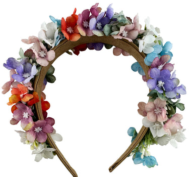 Blumen Haarreif "Marissa" mit zarten Blüten | Bunt