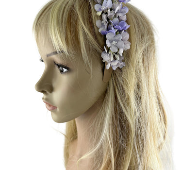 Blumen Haarreif "Marissa" mit zarten Blüten | Flieder