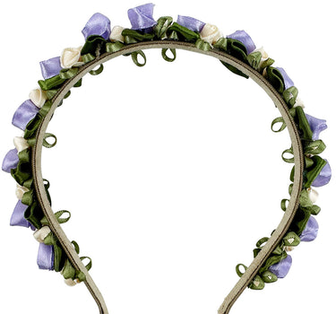 Blumen Haarreif "Rosalie" mit Rosenblüten | Flieder